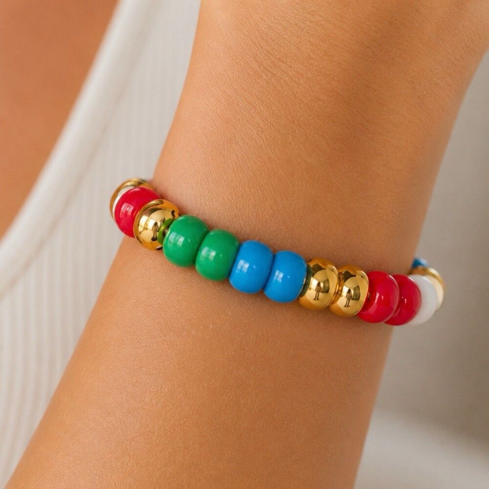 Tuckernuck Bradley Bracelet Multi Beaded NWT